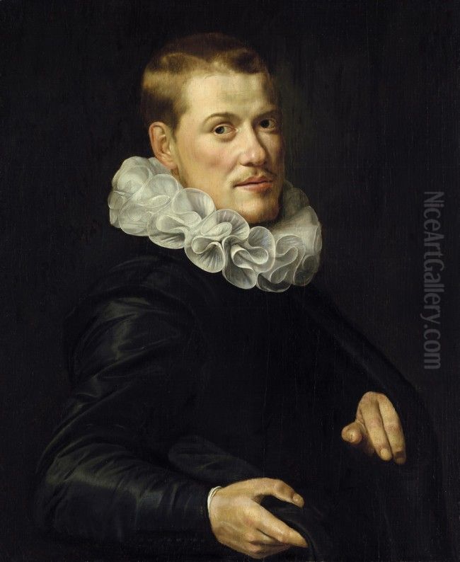 Portrait of a young man Oil Painting by unknown