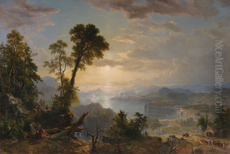 Progress (The Advance of Civilization) Oil Painting by Asher Brown Durand