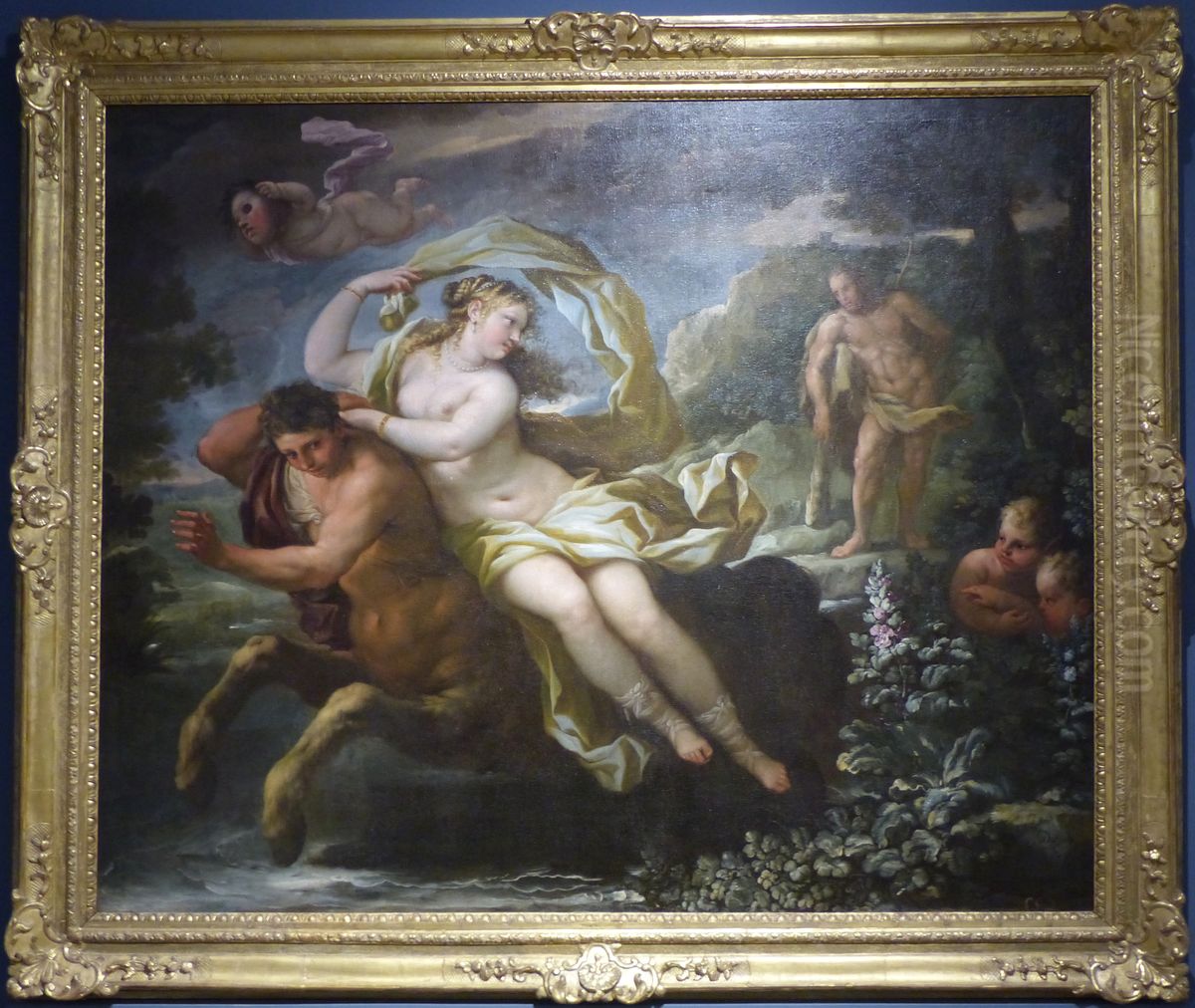 Deianira and the centaur Nessus Oil Painting by Luca Giordano