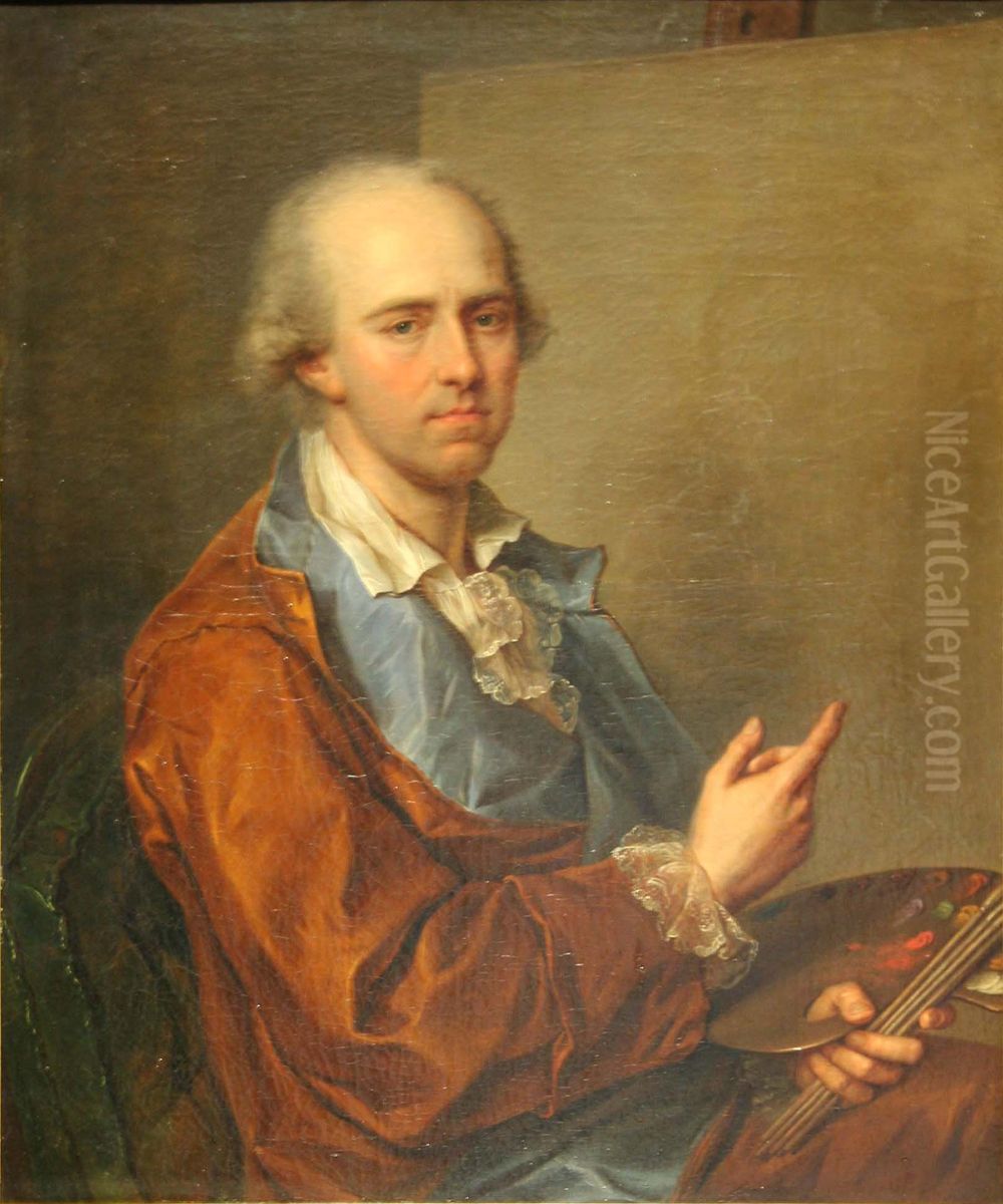 Self-portrait Oil Painting by Philippe Henri Coclers van Wyck