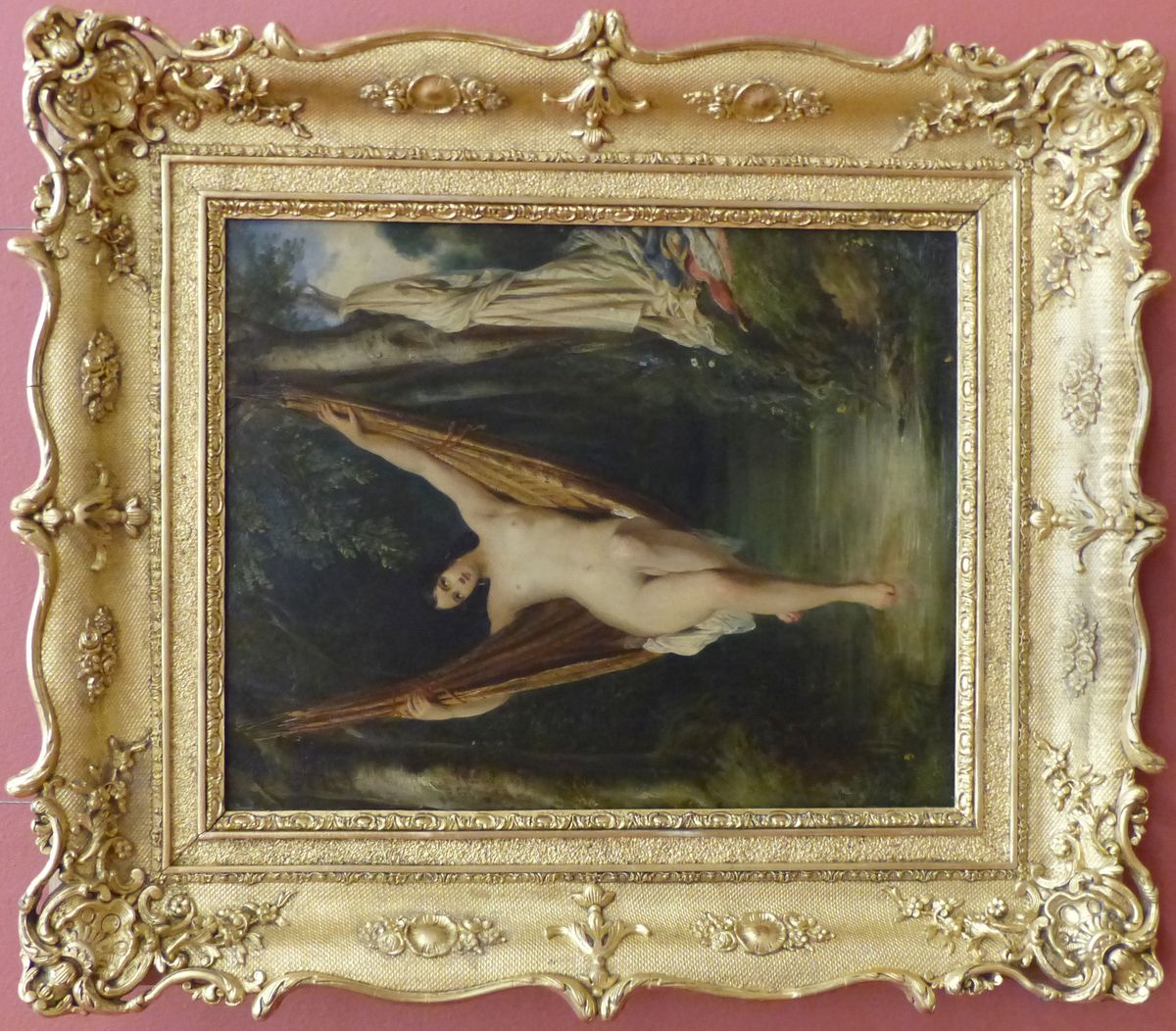 Sarah la Baigneuse Oil Painting by Alexandre-Marie Colin