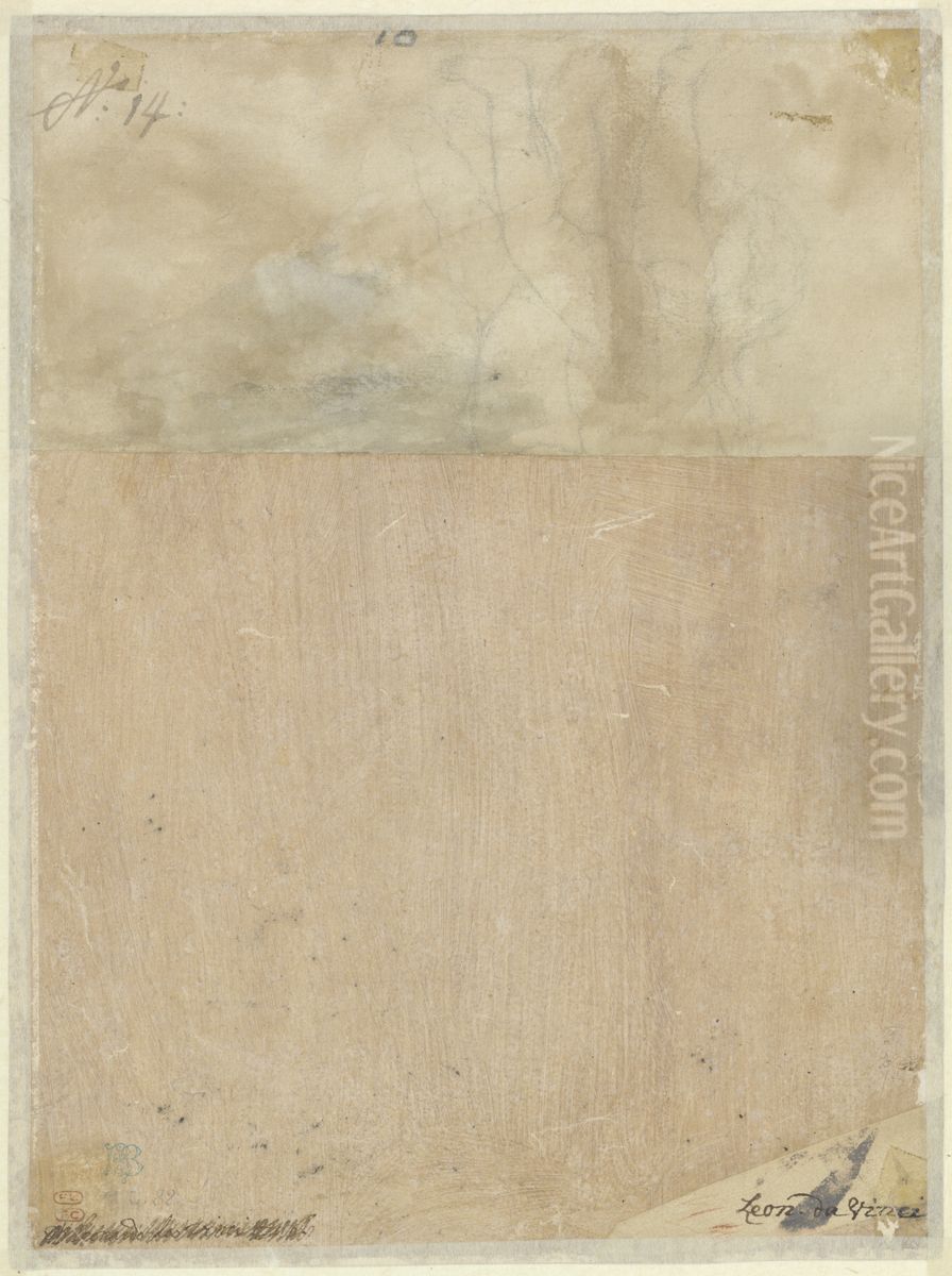 Fragmentary Sketch of Putti Oil Painting by Lorenzo Di Credi