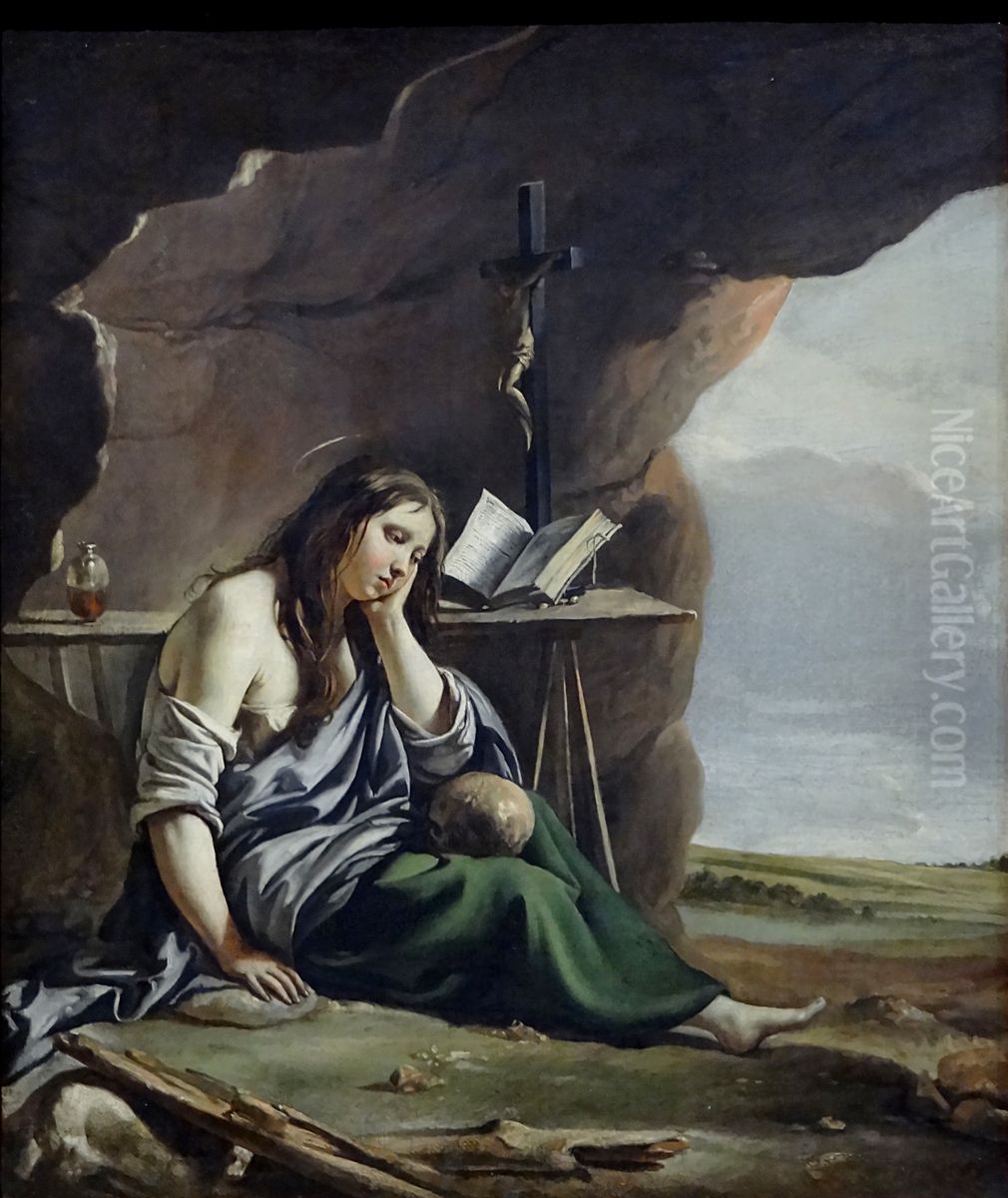 La Madeleine penitente Oil Painting by Louis Le Nain