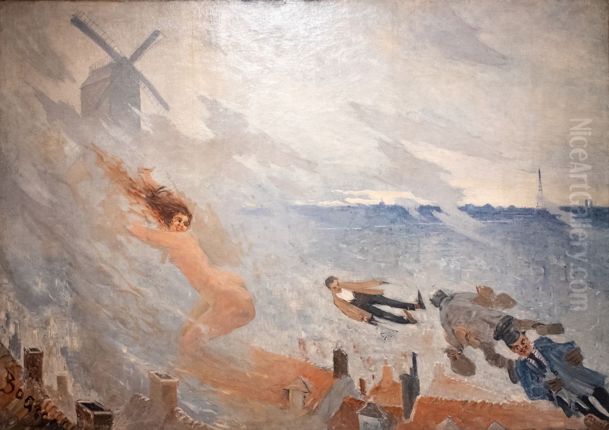 La Fortune vient en dormant Oil Painting by Frank Myers Boggs