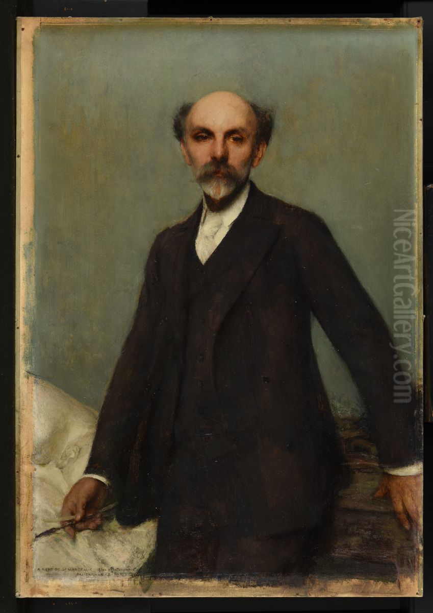 Rene de Saint-Marceaux Oil Painting by Pascal Dagnan-Bouveret
