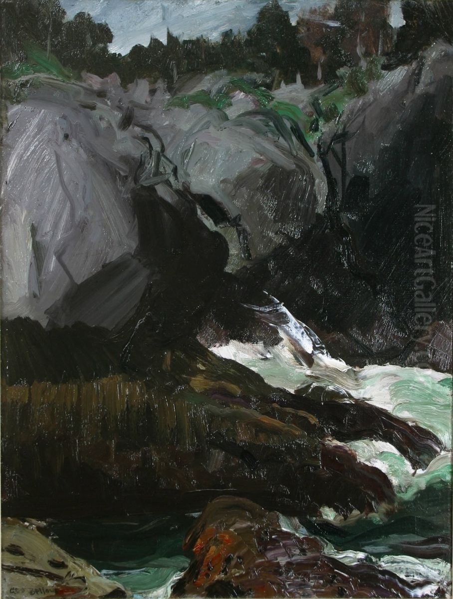 Gorge and Sea Oil Painting by George Wesley Bellows