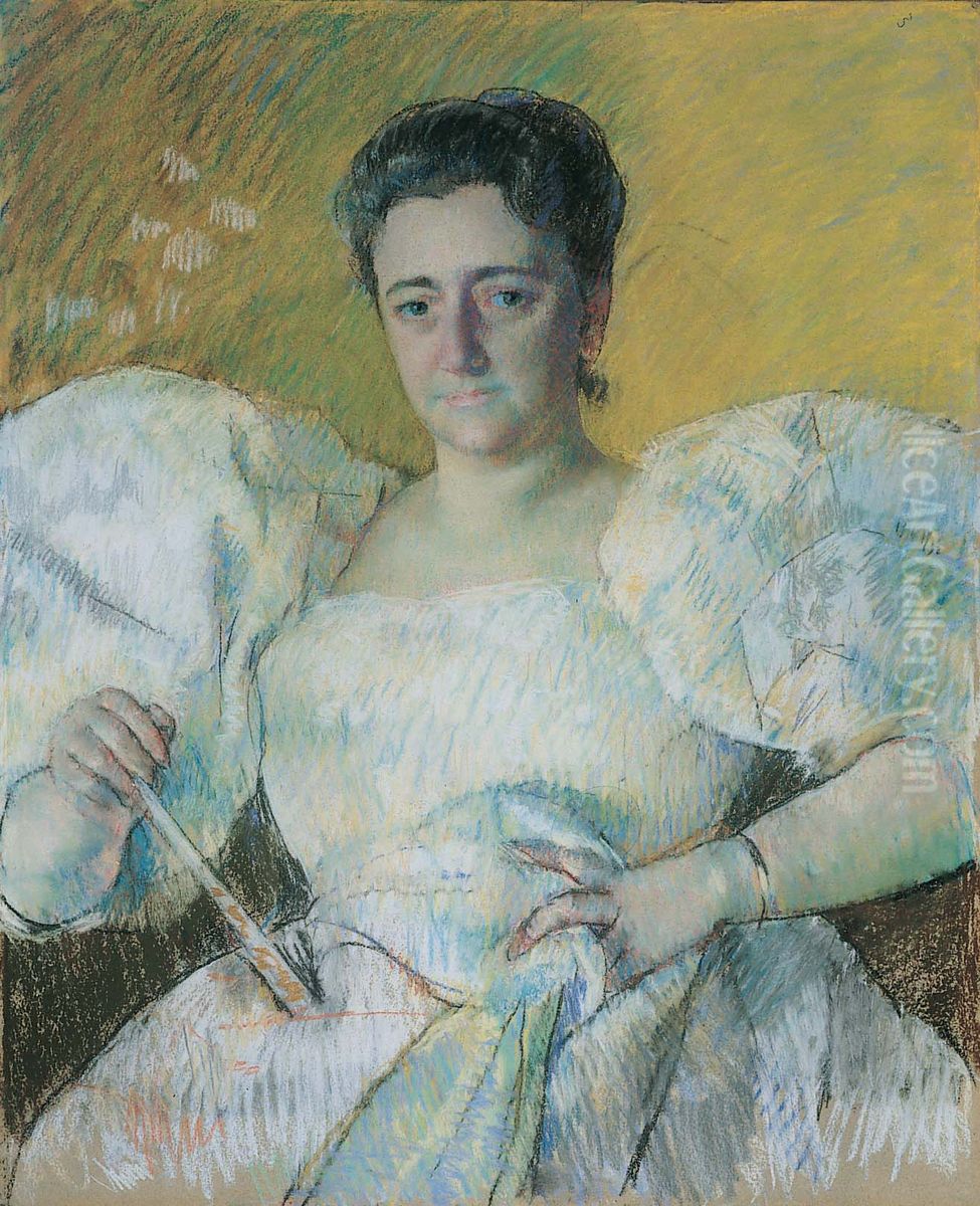 Louisine Havemeyer Oil Painting by Mary Cassatt