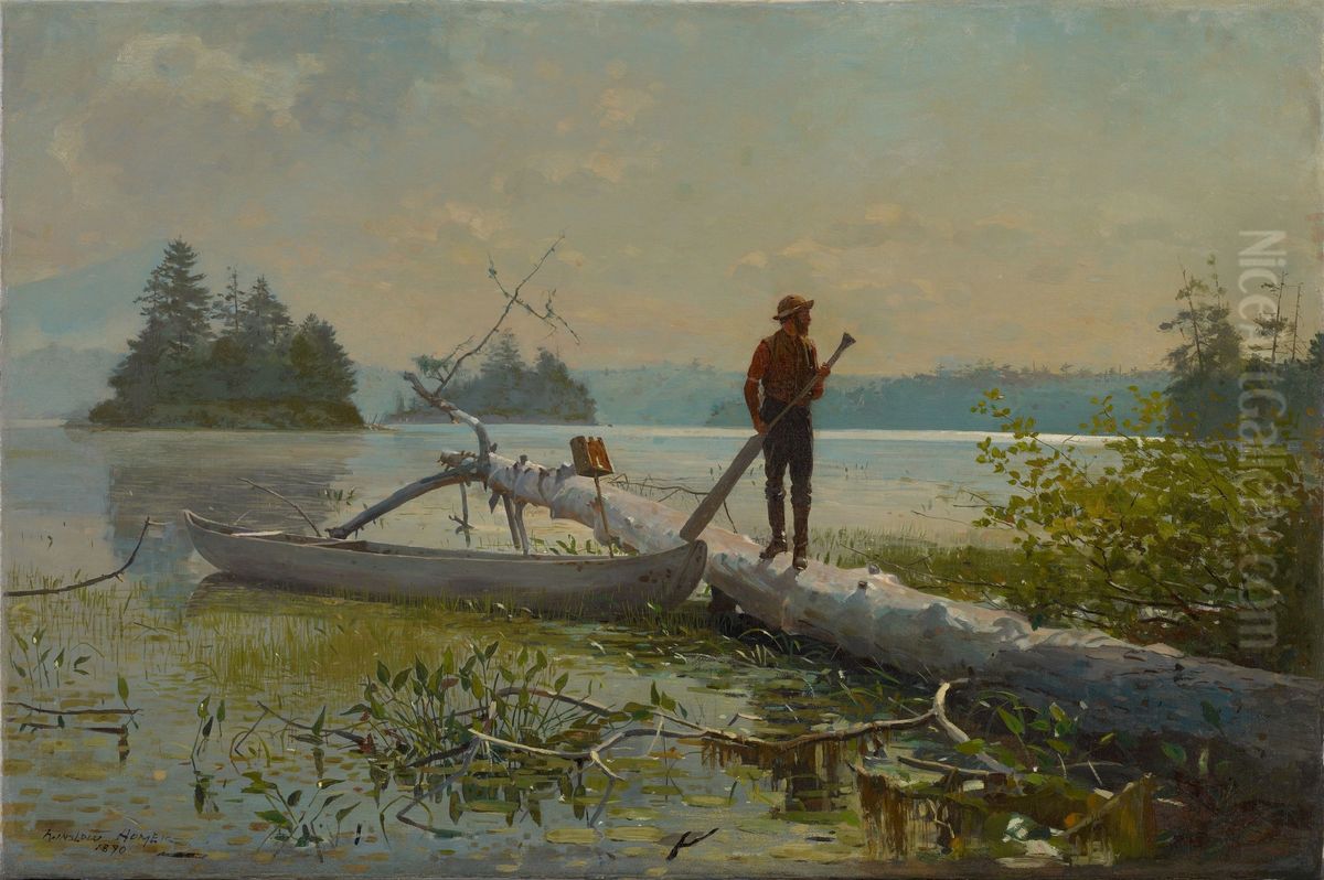 The Trapper Oil Painting by Winslow Homer