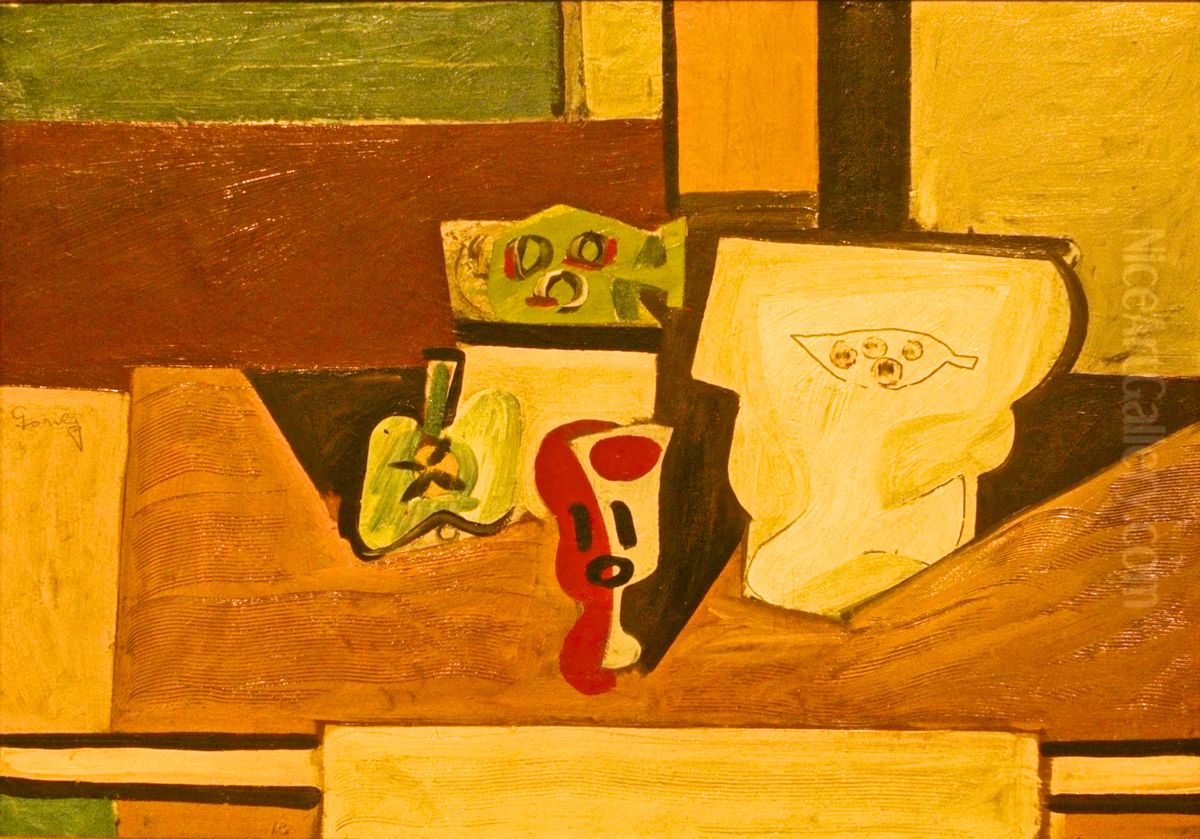 Quartet Oil Painting by Arshile Gorky