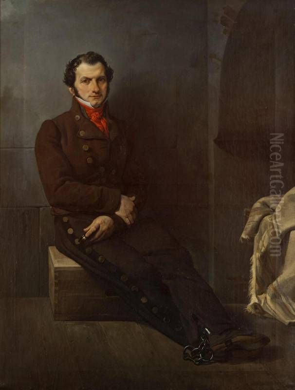 Ritratto del conte Arese in carcere Oil Painting by Francesco Hayez