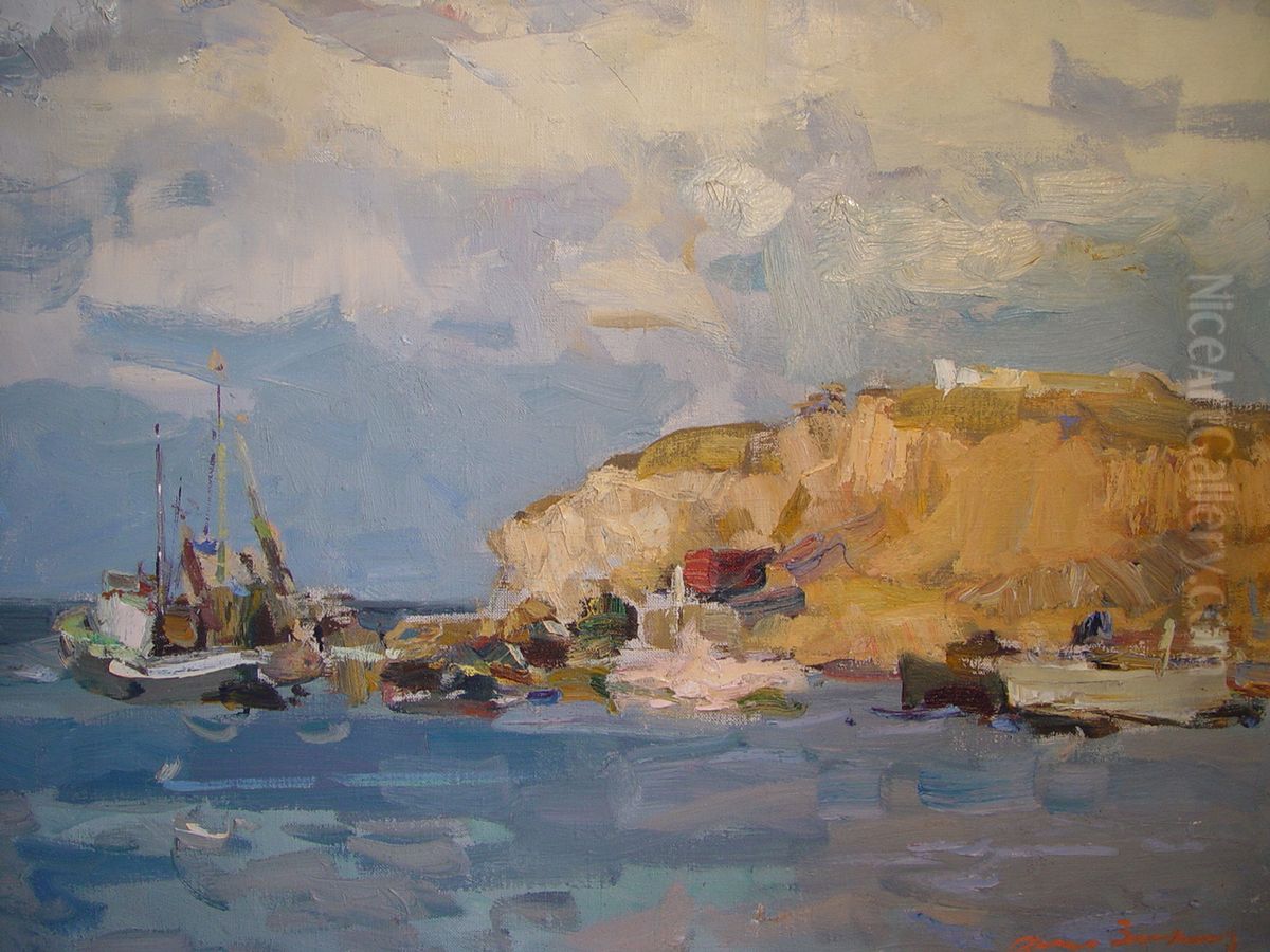 Sturmischer Wind bei Livadia Oil Painting by Fyodor Zakharov