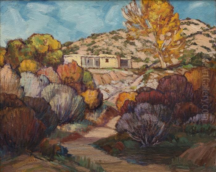 Cerro Gorgo, Santa Fe Oil Painting by Carlos Vierra
