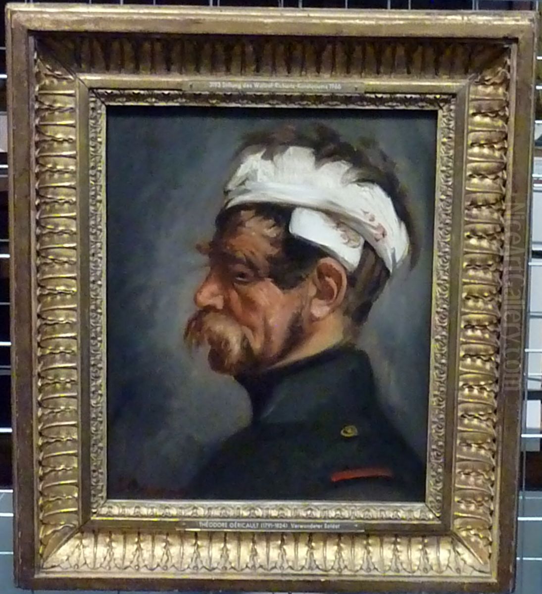 Kopf eines Verwundeten Oil Painting by Theodore Gericault