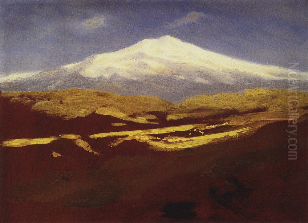 Elbrus Oil Painting by Arkhip Kuindzhi