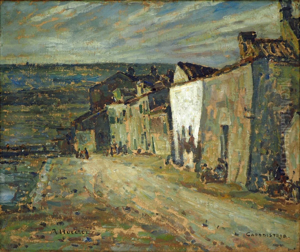 Capodistria Oil Painting by Adolf Holzel