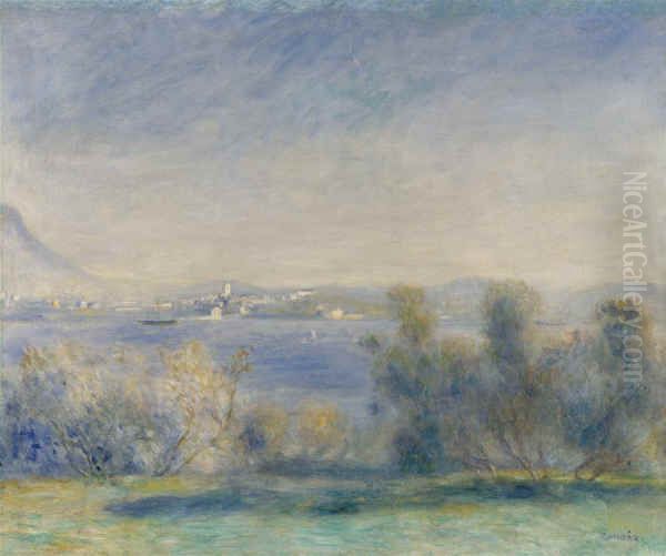 Paysage mediterraneen Oil Painting by Pierre Auguste Renoir