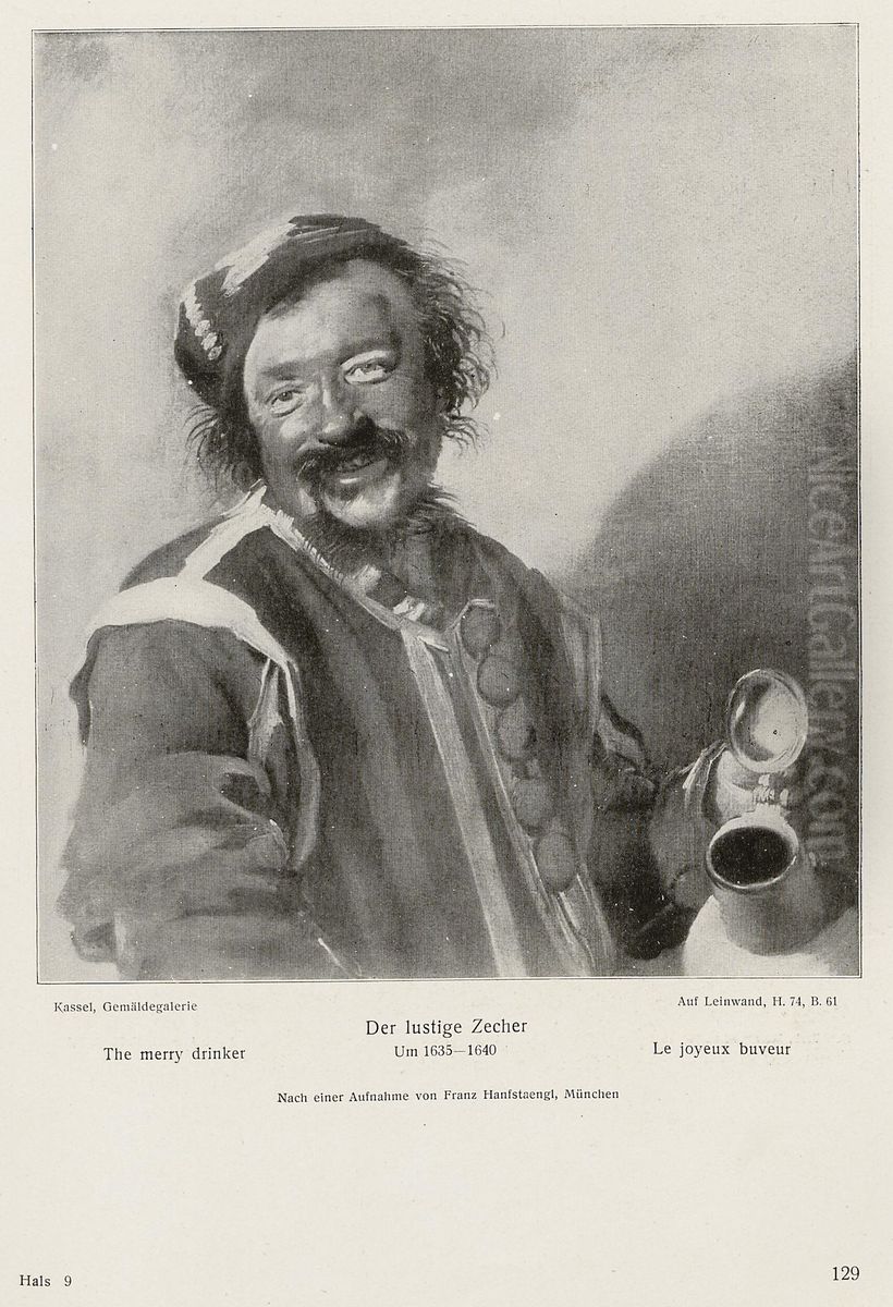 Peeckelhaering, na 1628'.[1] Oil Painting by Frans Hals