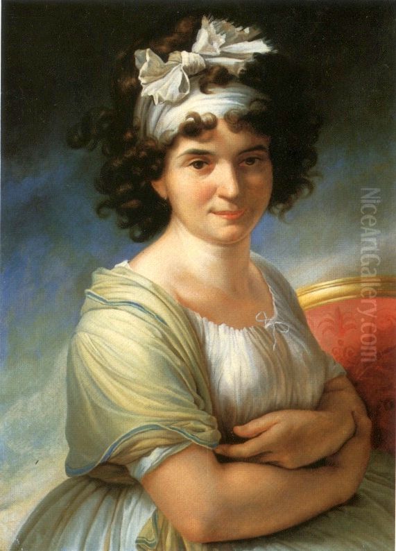Portret ksiezniczki Vlaminskiej (spiewaczki Cotellini?) Oil Painting by Elisabeth Louise Vigee Le Brun
