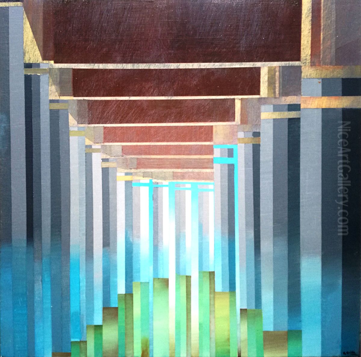 Trasformai la mia casa in un tempio Oil Painting by Giovanni Guida