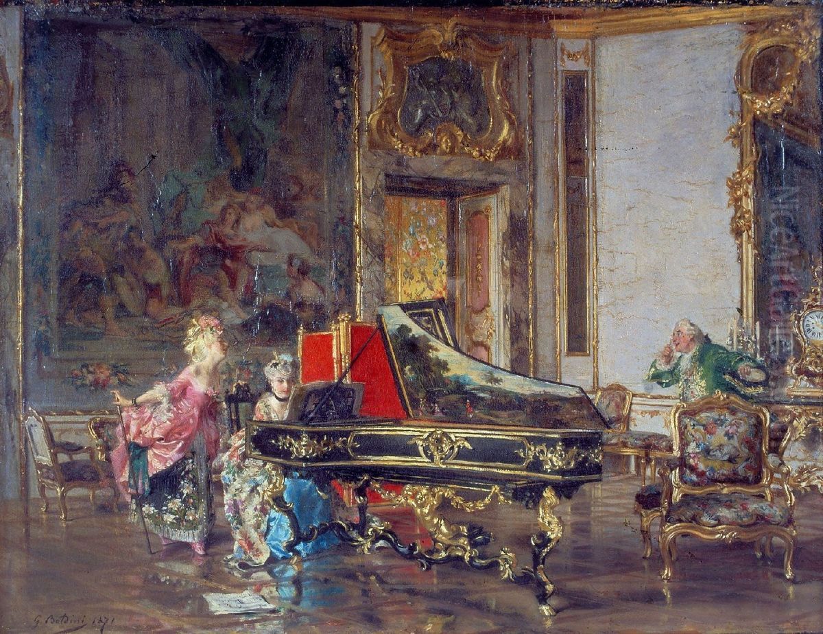 Vecchia canzone Oil Painting by Giovanni Boldini