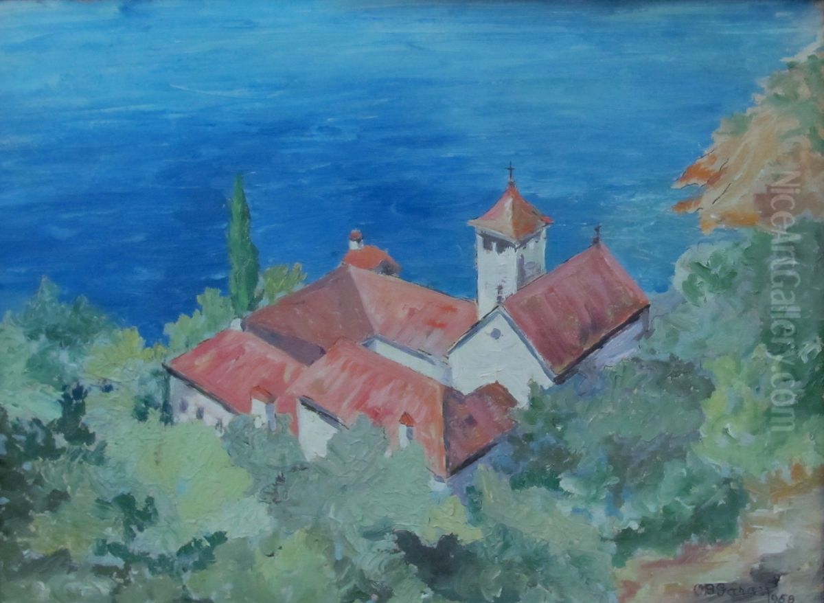 Dubrovnik, St. James monastery Oil Painting by Olga Garayova-Babylonova