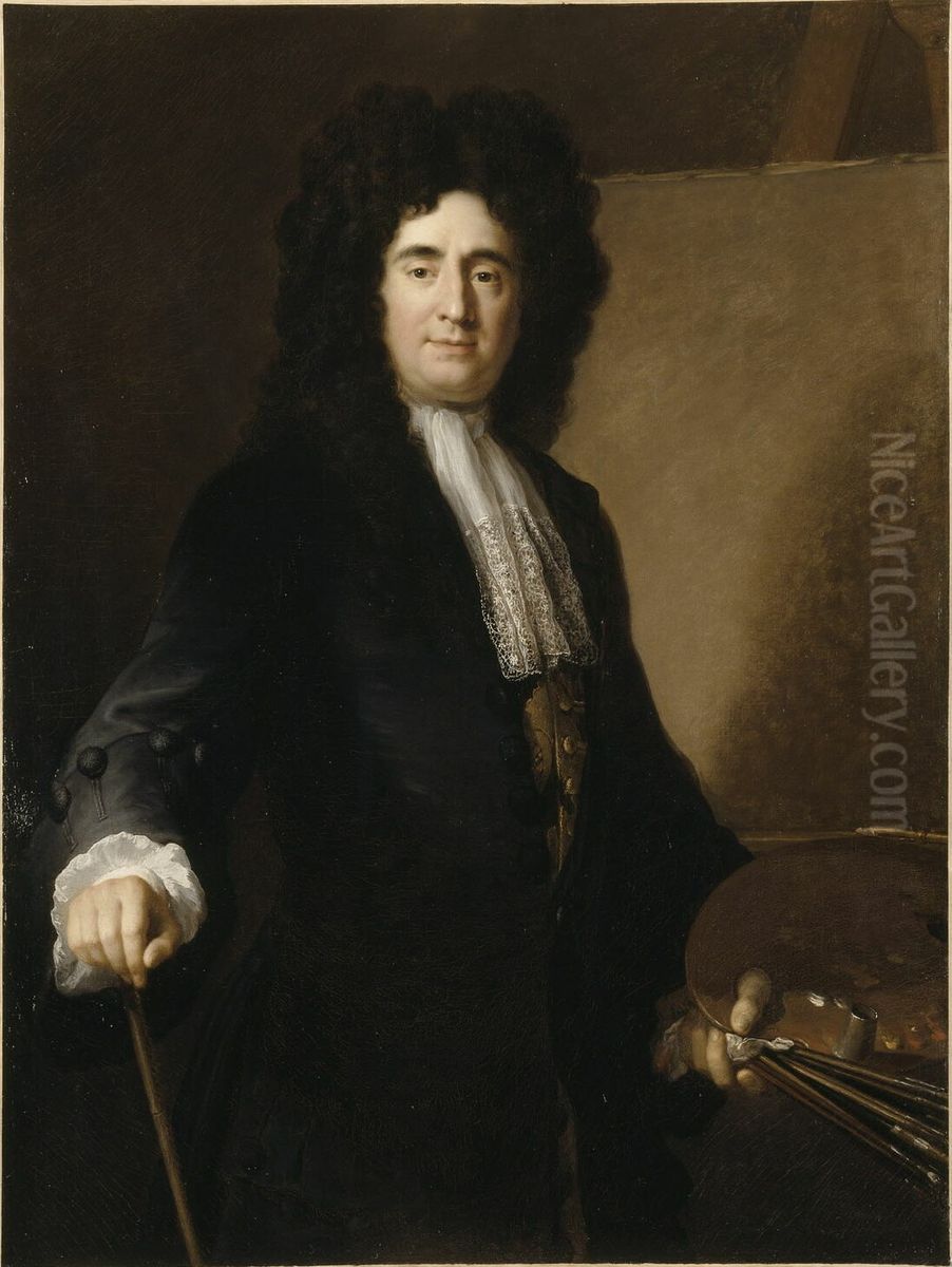 Francois de Troy Oil Painting by Alexis-Simon Belle