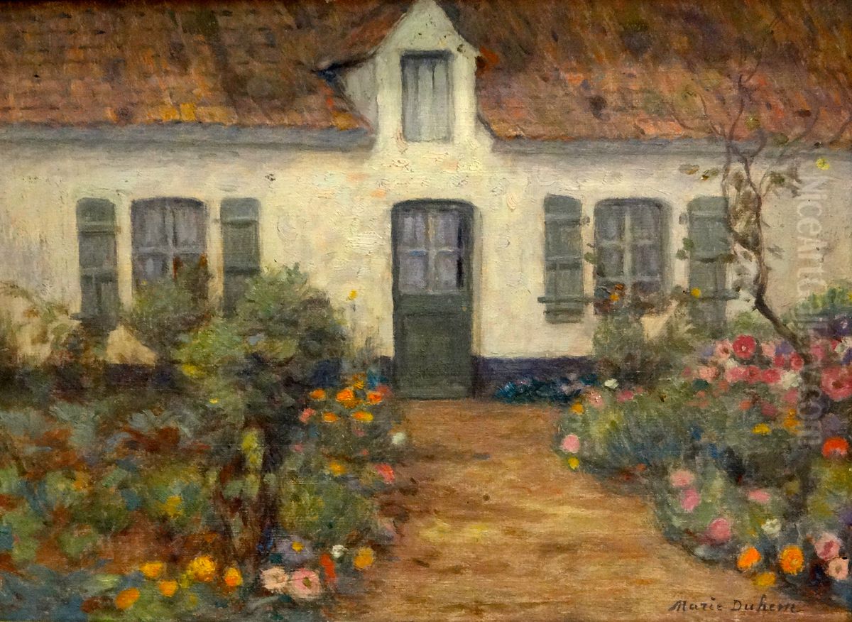 La Maison blanche Oil Painting by Marie Duhem
