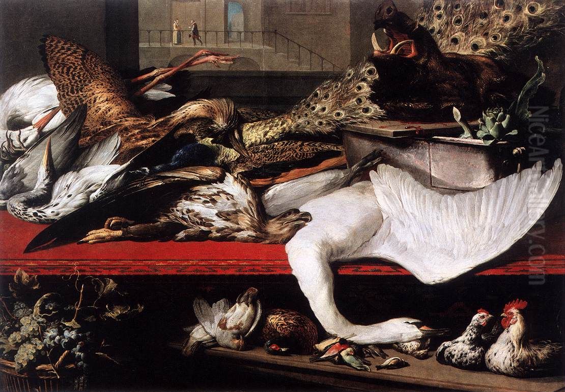 Still-Life with Fowl and Game Oil Painting by Frans Snyders