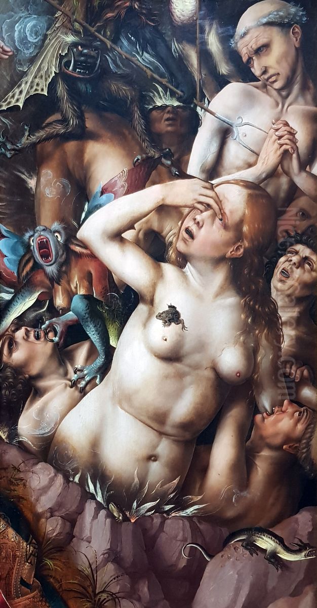 Last Judgement Oil Painting by Colijn de Coter