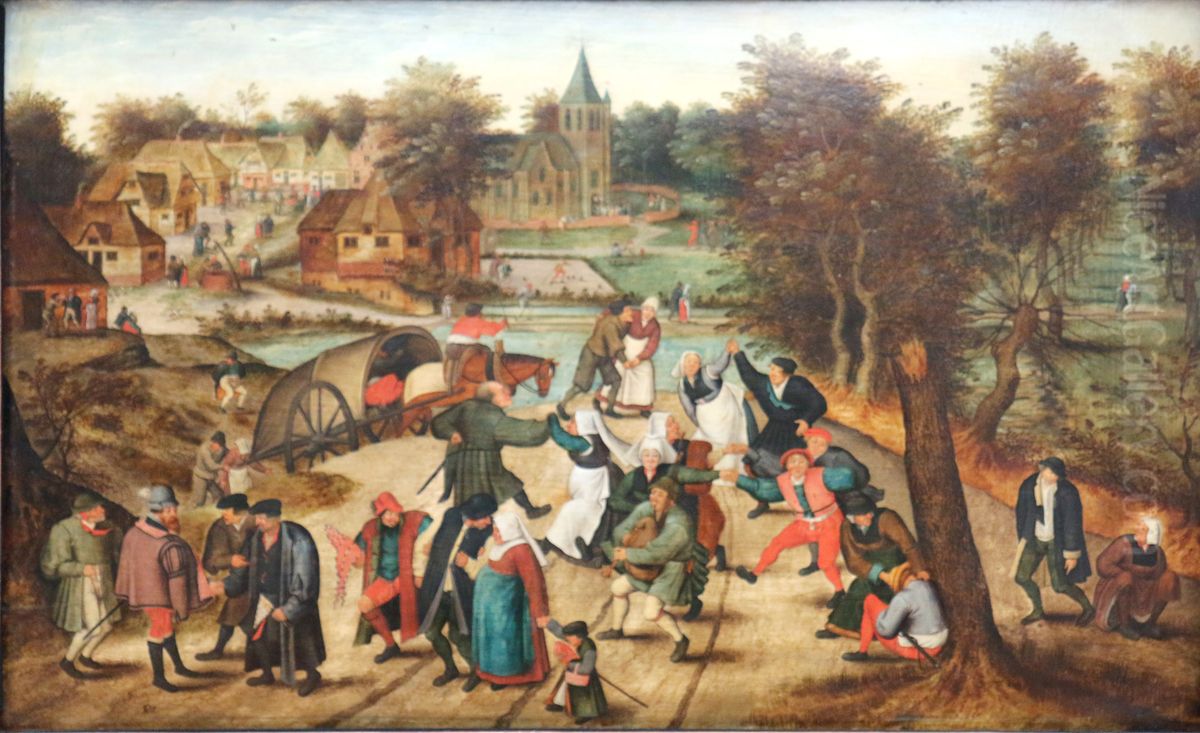 De terugkeer van de bedefart Oil Painting by Pieter Brueghel the Younger