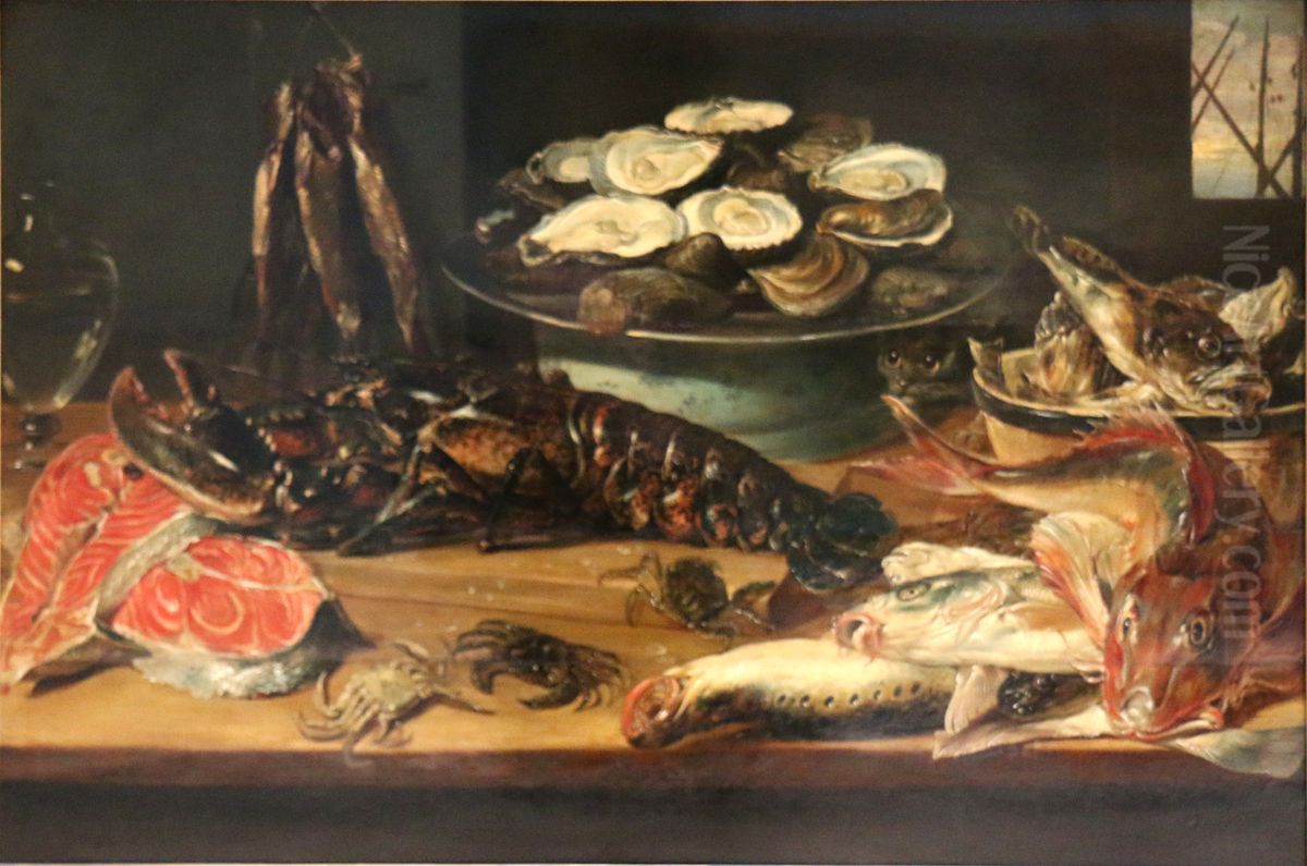 Visbank Oil Painting by Frans Snyders