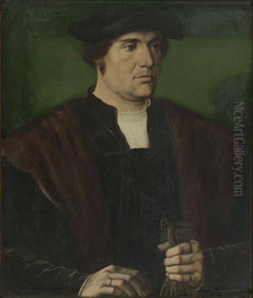 Portrait of a man Oil Painting by Ambrosius Benson