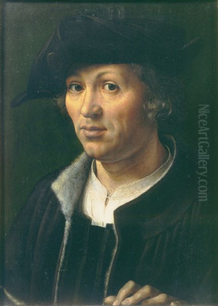 Portrait of a man Oil Painting by Jan Gossaert