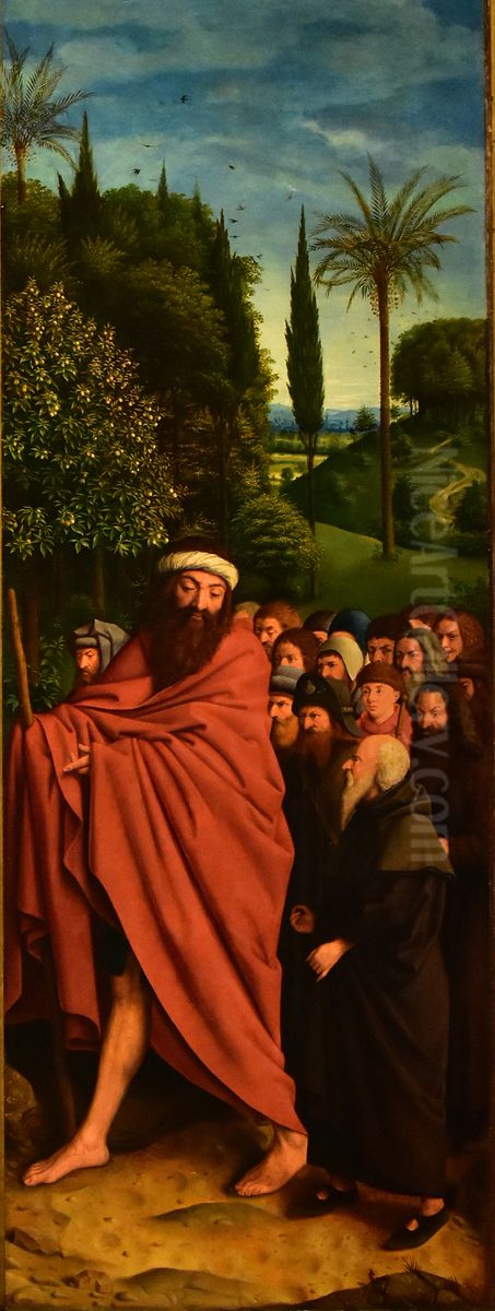 Pilgrims Oil Painting by Michiel Coxie