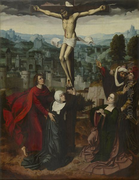 Crucifixion Oil Painting by Ambrosius Benson