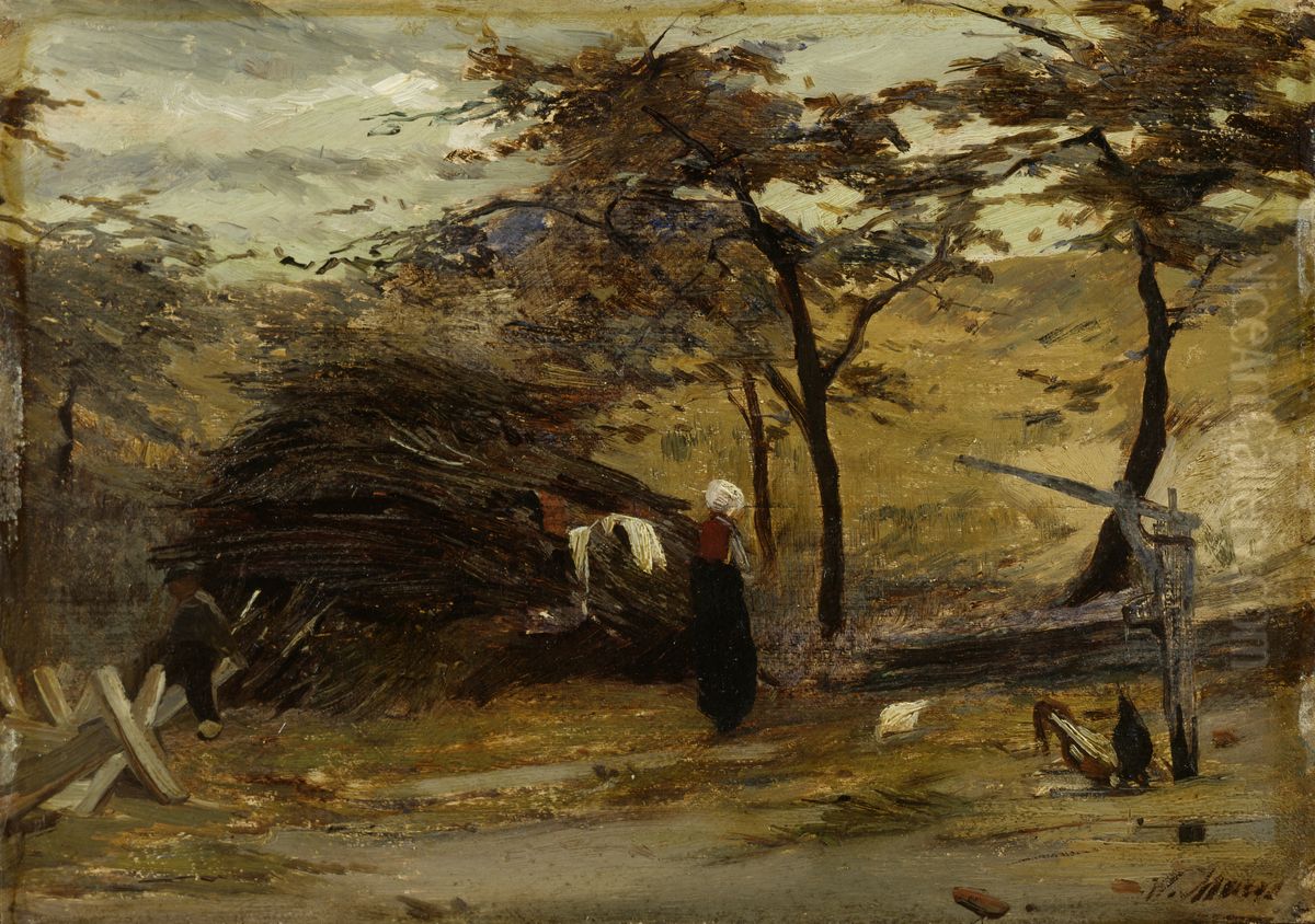 Studie naar de natuur Oil Painting by Willem Maris