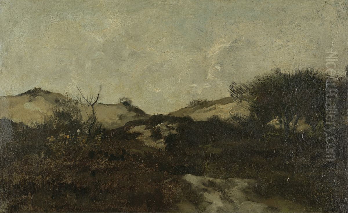 In de duinen Oil Painting by Johannes Cornelis van Essen
