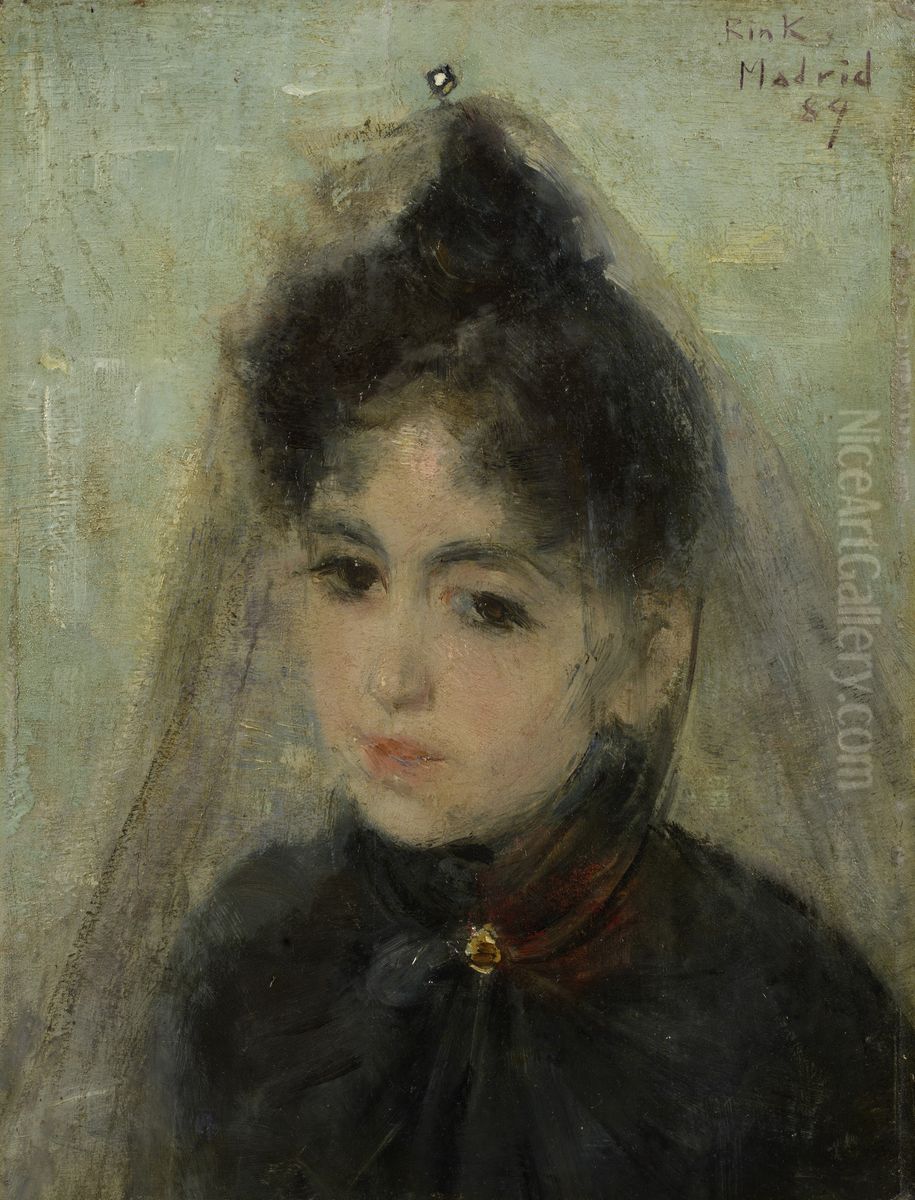Een Madrileense Oil Painting by Paul Rink
