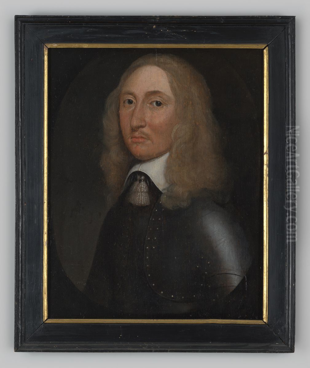 Portret van Lubbert Torck Oil Painting by Geldersch Landschap en Kasteelen