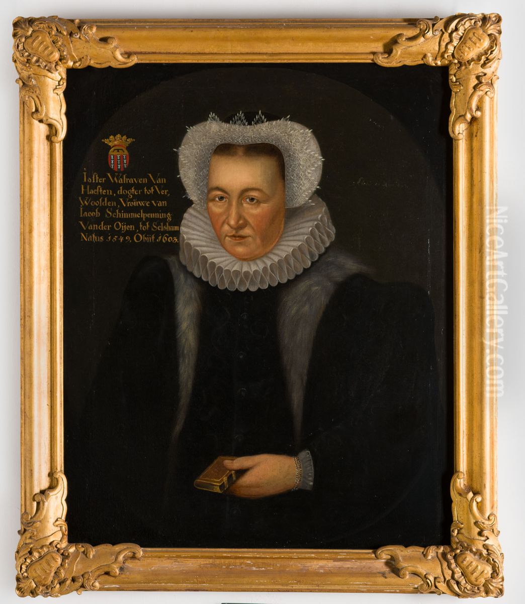 Portrait of Walrave van Haeften (1549-1611) Oil Painting by Geldersch Landschap en Kasteelen