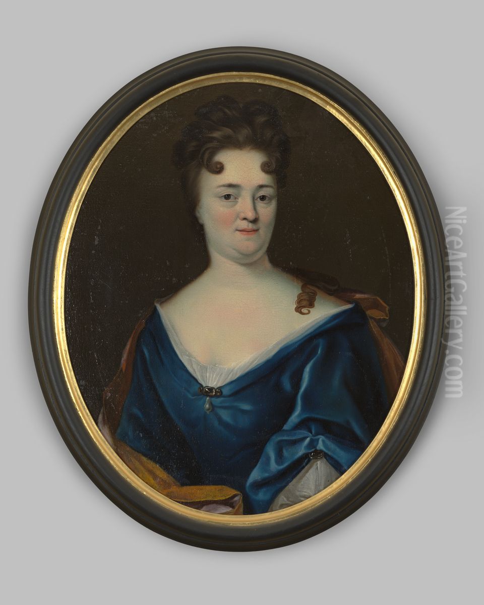 Portrait of an unknown woman Oil Painting by Gerrit Alberts