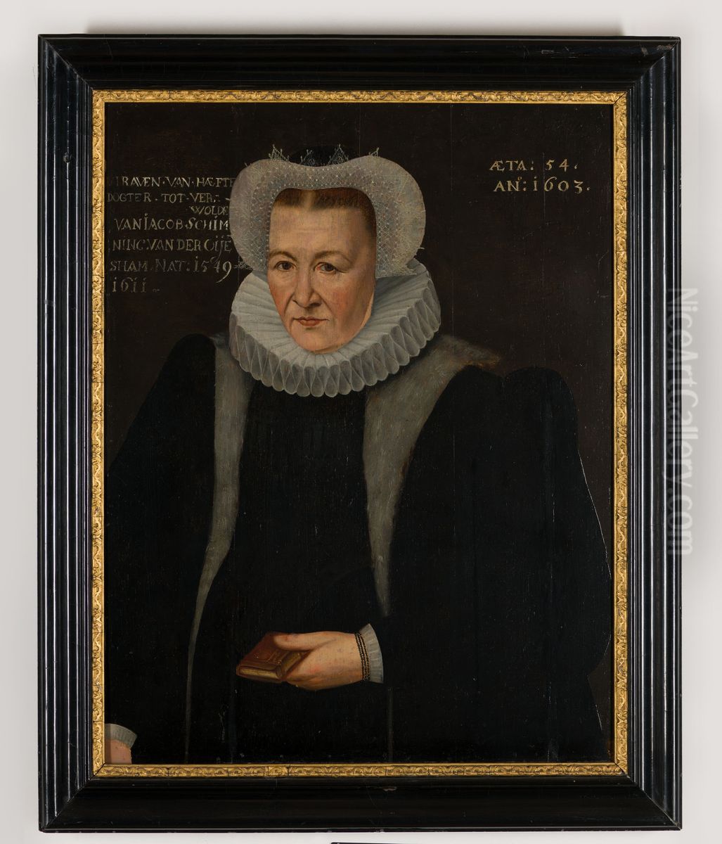 Portret van Walraven van Haeften Oil Painting by Geldersch Landschap en Kasteelen