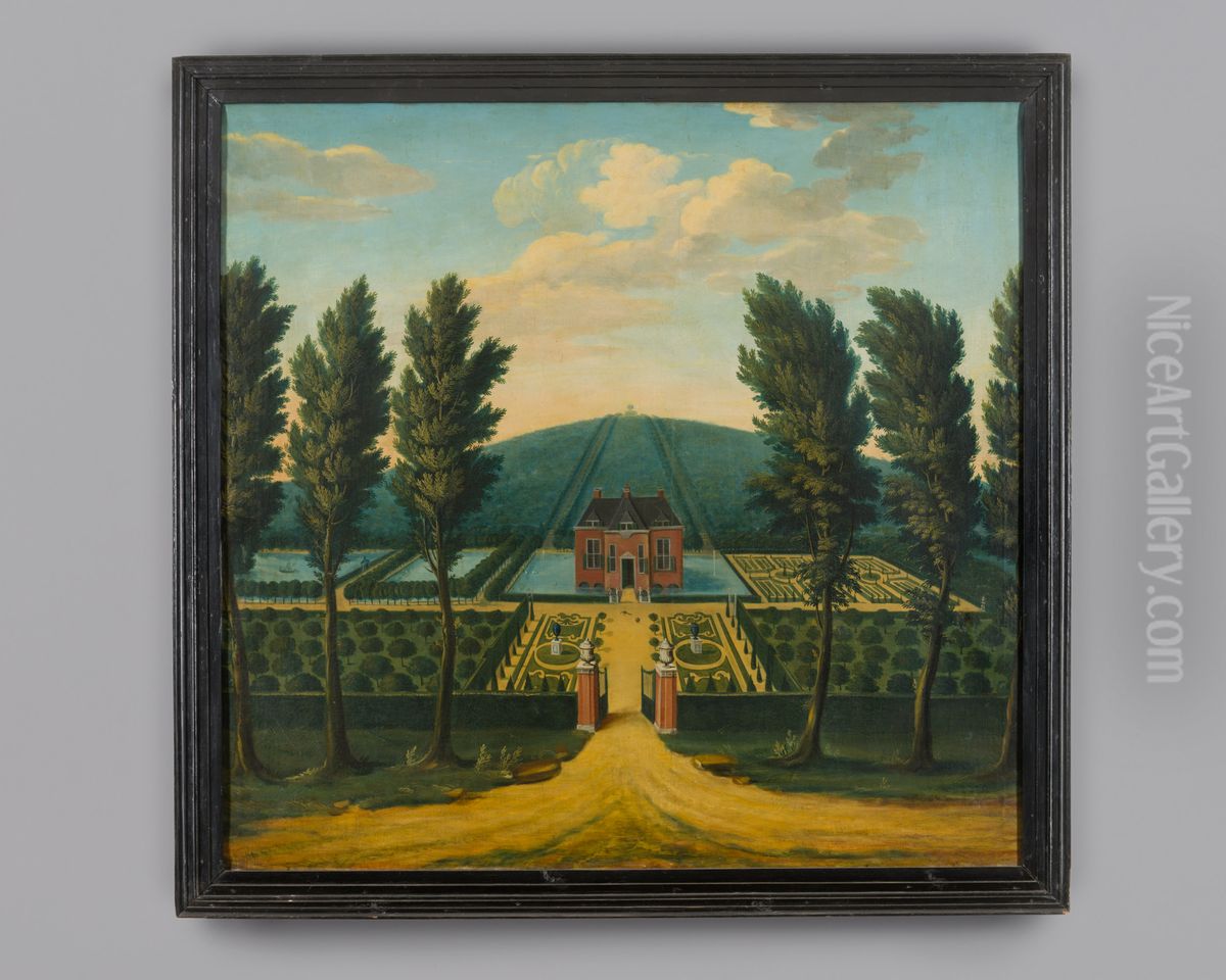 Huis Zypendaal Oil Painting by Geldersch Landschap en Kasteelen