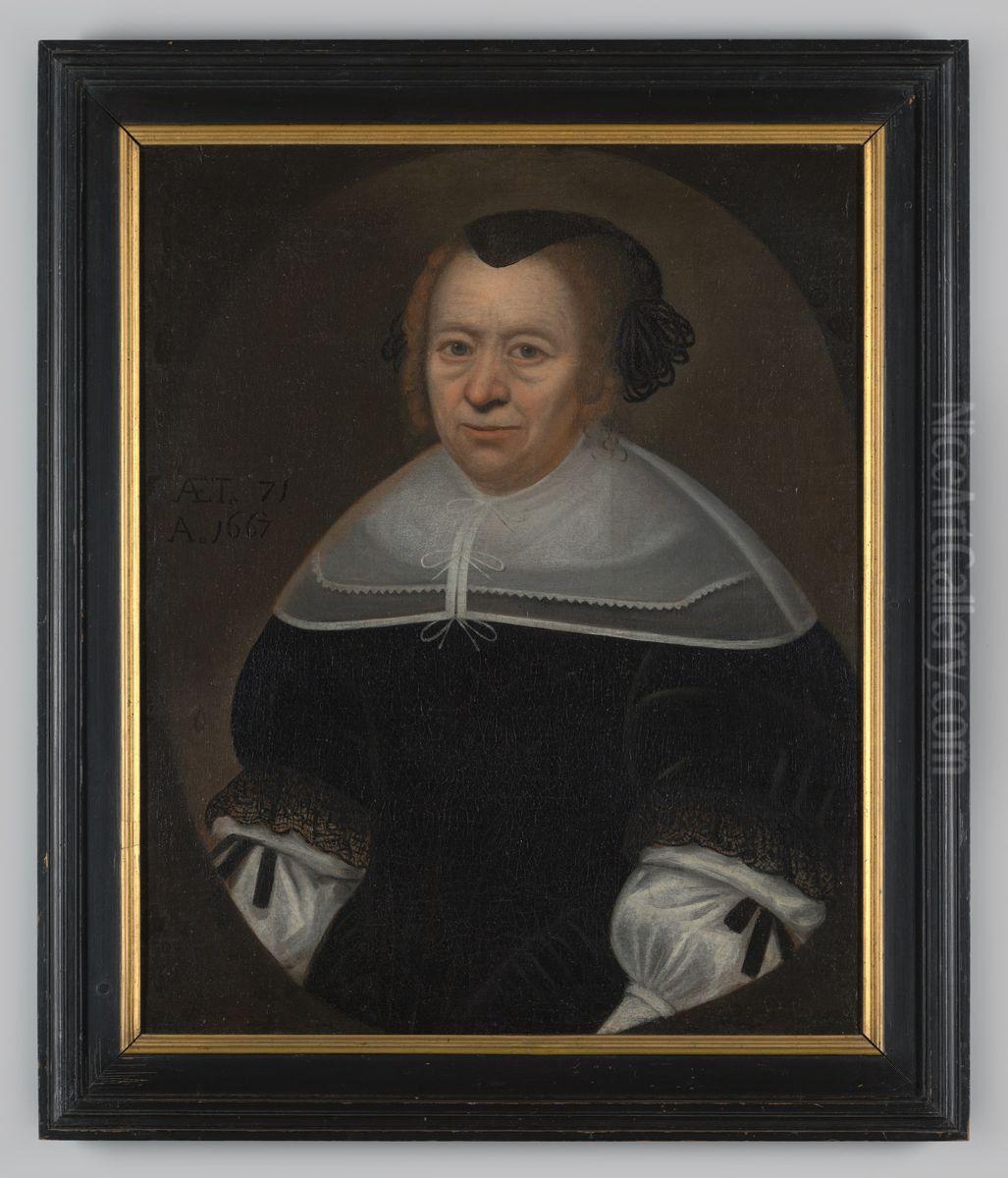 Portret van Richarda van Beuckevoort Oil Painting by Geldersch Landschap en Kasteelen