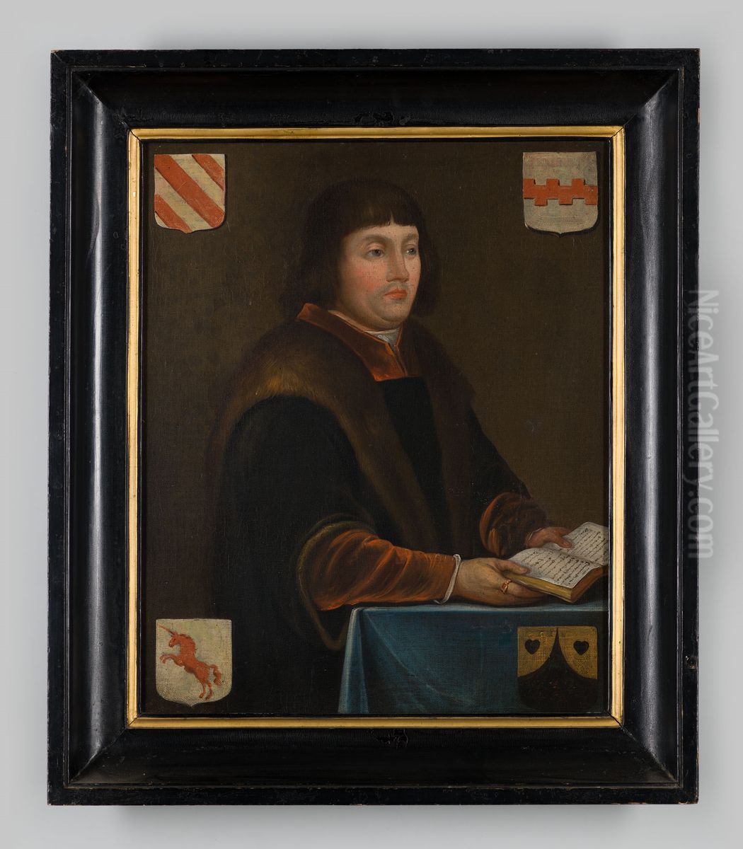 Portrait of Johan Spaen (?-?) Oil Painting by Geldersch Landschap en Kasteelen