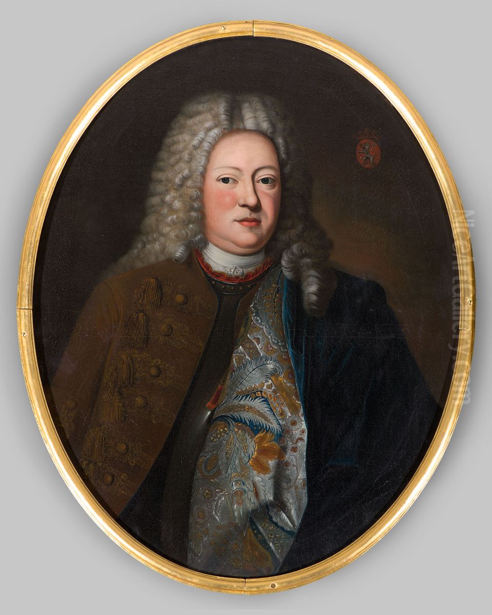 Portret van Reinier Johan van Stepraedt Oil Painting by Geldersch Landschap en Kasteelen