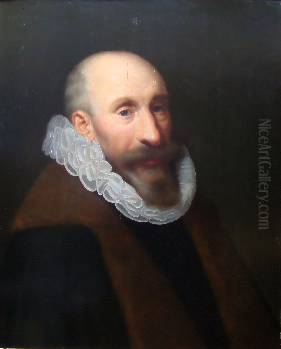Portret van Johan van Persijn Oil Painting by Geldersch Landschap en Kasteelen