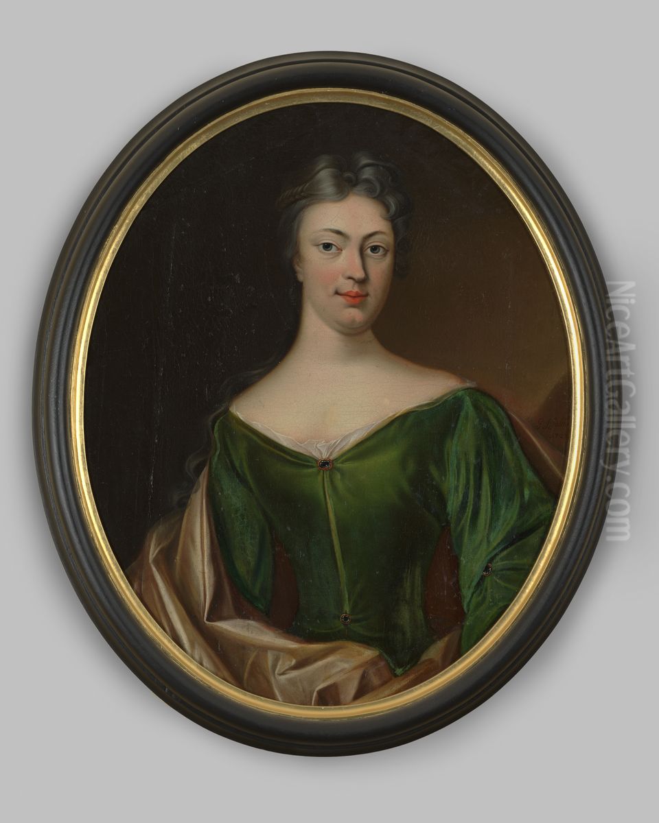 Portrait of an unknown woman Oil Painting by Gerhard Jan Palthe