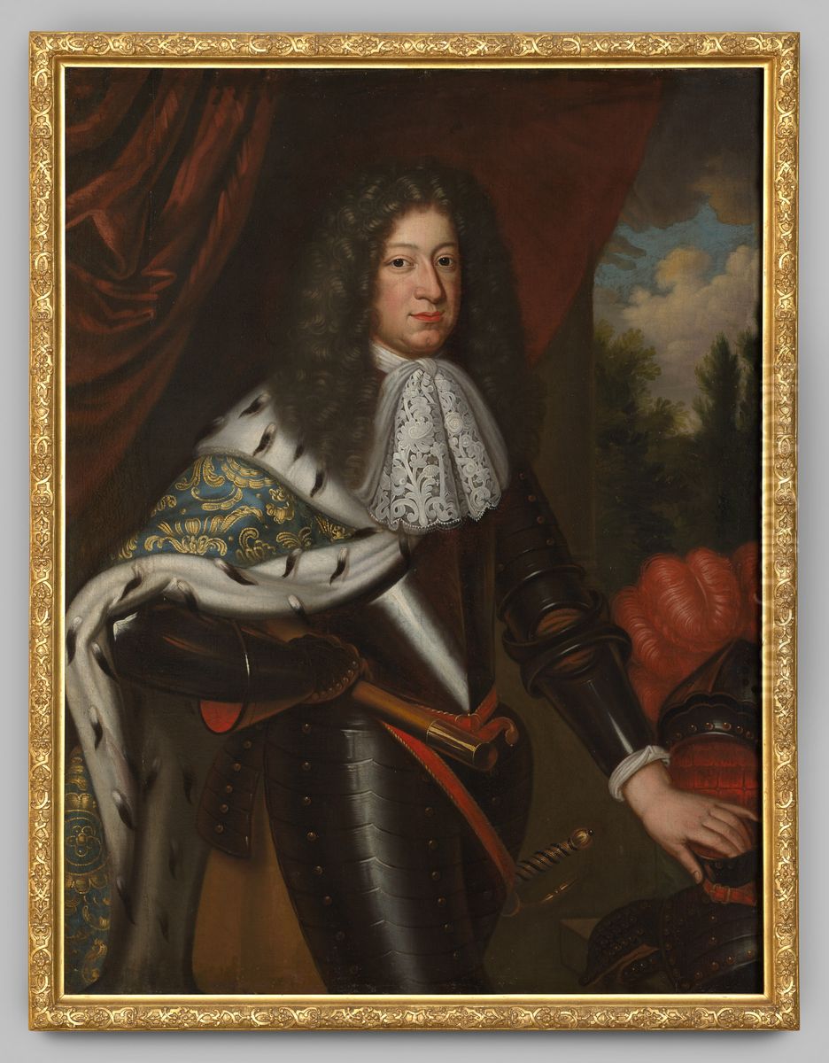 Portrait of Friedrich I of Prussia (1657-1713) Oil Painting by Geldersch Landschap en Kasteelen