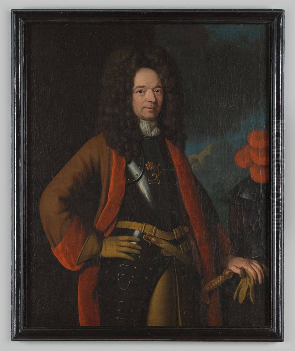 Portret van Jacob de Breff Oil Painting by Nicolaes van Ravesteyn